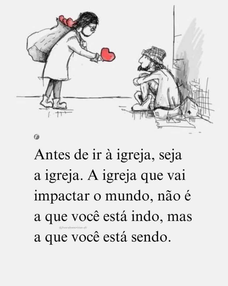 Antes de ir à igreja, seja a igreja